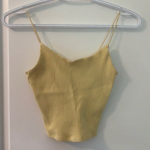pastel yellow garage cami